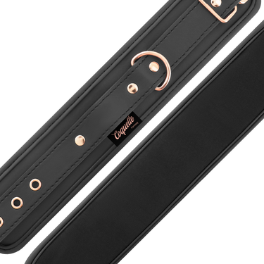 Cavigliere BDSM in pelle vegana regolabili, comfort ed eleganza
